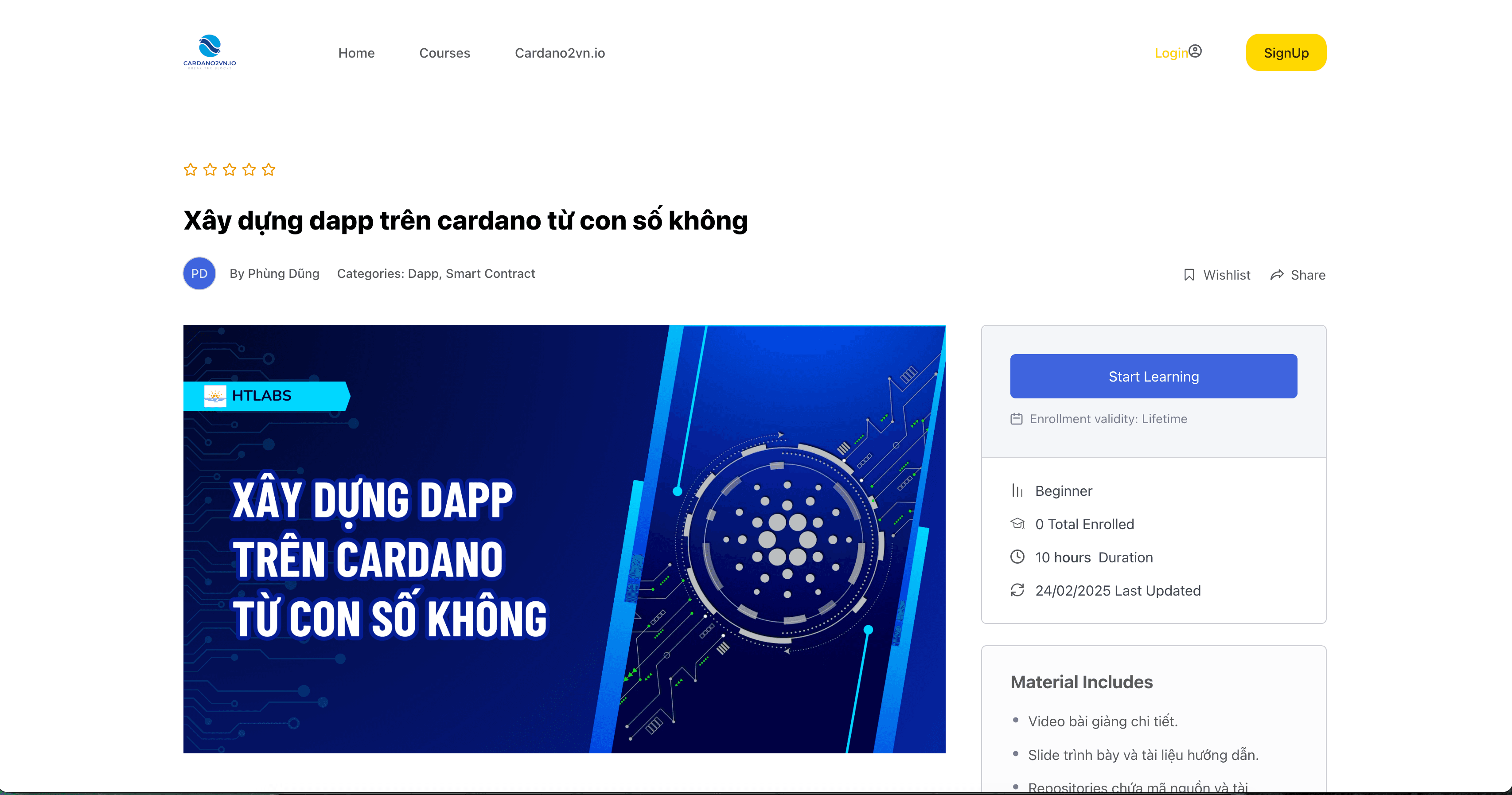 🇻🇳 Cardano App Development Course: A Step-by-Step Guide for Beginners - From basic Web development to use Cardano Libraries and interacting with Smart Contracts
